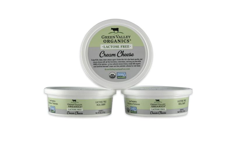 Green Valley Organics Has First Lactose-Free Cream Cheese