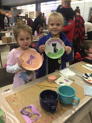 Kids Line Up at Homer Laughlin to ‘Paint-A-Plate’