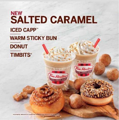 Tim Hortons Launches Salted Caramel Flavor Collection