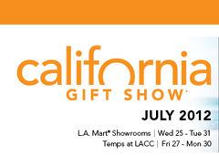  California Gift Show Welcomes New Showrooms, Announces New July Show Events